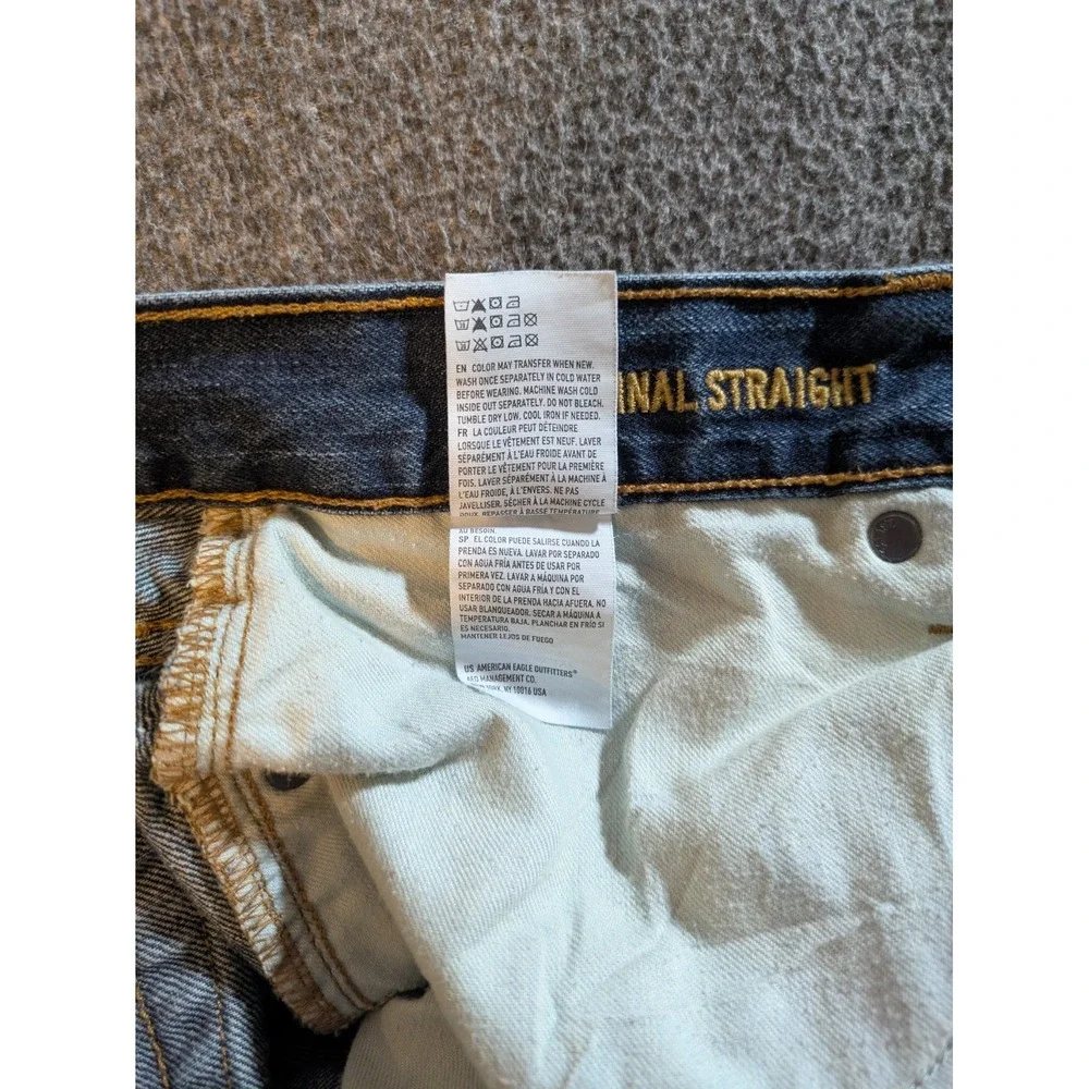 American Eagle Jeans Mens 31x30 Original Straight  Denim Jeans